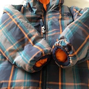 North Face reversible puffer jacket